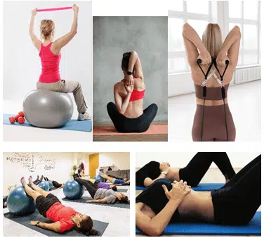 Clases grupales de Pilates Terapéutico en combinación con Clases grupales de Movilidad Articular, Técnicas Hipopresivas y Entrenamiento de Fuerza, en Mairena del Aljarafe.